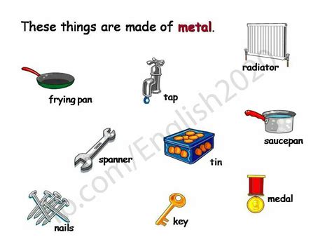 metal things in your house|100 things made from metal.